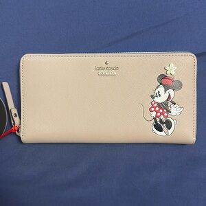 Kate Spade Minnie Mouse Wallet NWT Disney